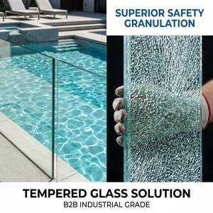 Vidrio de Seguridad Laminado Templado para Barandilla de Balcón, Vidrio Reforzado para Exteriores, Vidrio para Construcción, Tamaño Personalizado, Venta al Por Mayor de Fábrica - Product Image 5