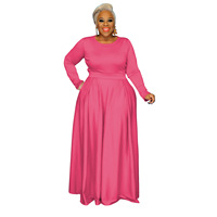 Ensemble de 2 pièces pour femme, vêtements décontractés, couleur Pure, grande taille, printemps