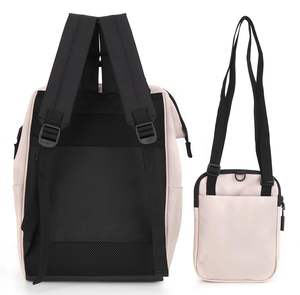 กระเป๋าเป้สะพายหลังสำหรับใส่แล็ปท็อปขนาด 14.9 นิ้ว สำหรับผู้หญิง ความจุขนาดใหญ่ กันน้ำ กระเป๋าเดินทางพร้อมโพลีเอสเตอร์และซิปปิด สำหรับผู้ชายและผู้หญิง - Product Image 3