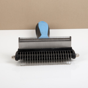 <b>Pet</b> Detangling Comb 2 In 1 Metal Blade For Dog Cat Hair Removal Grooming Tool - Product Image 2