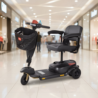 Scooter électrique tout-terrain classique 2026, scooter de mobilité à 3 roues anticollision pour personnes handicapées et personnes âgées