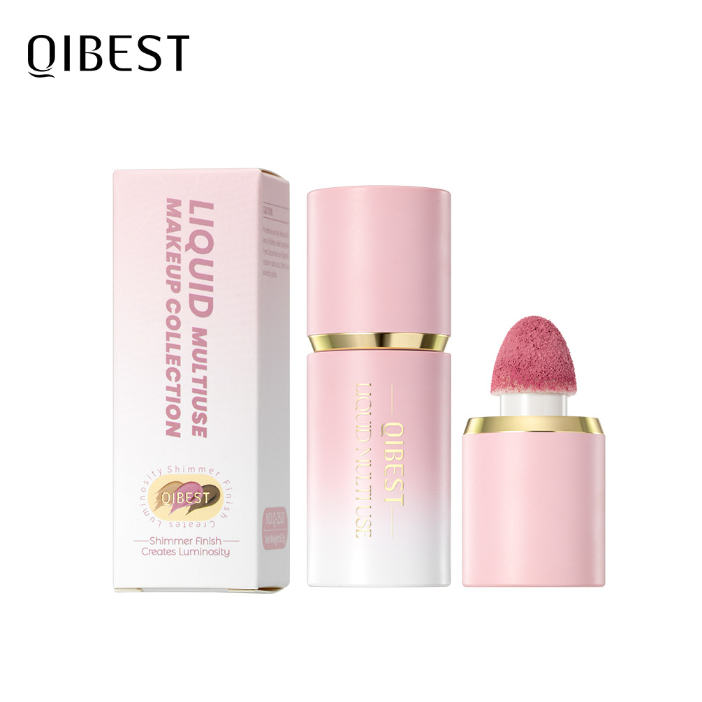 Liquid Blush Facial Matte Makeup Lasting Easy to Color Make up Blusher With Sponge Brush Tip Velvet Rouge Cosmetics