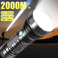 Haute qualité pas cher 18650 batterie au lithium torche lumière forte lampe de poche led rechargeable