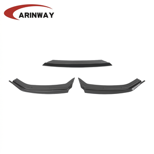 Spoiler Anteriore in 3 Pezzi, Accessori Auto, Protezione Paraurti Nero Lucido per Kit Carrozzeria <span class=keywords><strong>Polo</strong></span> 2014-2017 - Product Image 1