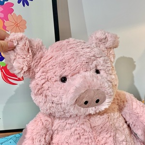 Peluche officielle Jellycat Barnaby Pig, grande taille, rose, rembourrée en coton PP, cadeau, 31-50 <span class=keywords><strong>cm</strong></span> - Product Image 2
