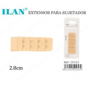 Estensore per reggiseno Ilan 2,8 cm color pelle per regolazione del reggiseno - Product Image 3