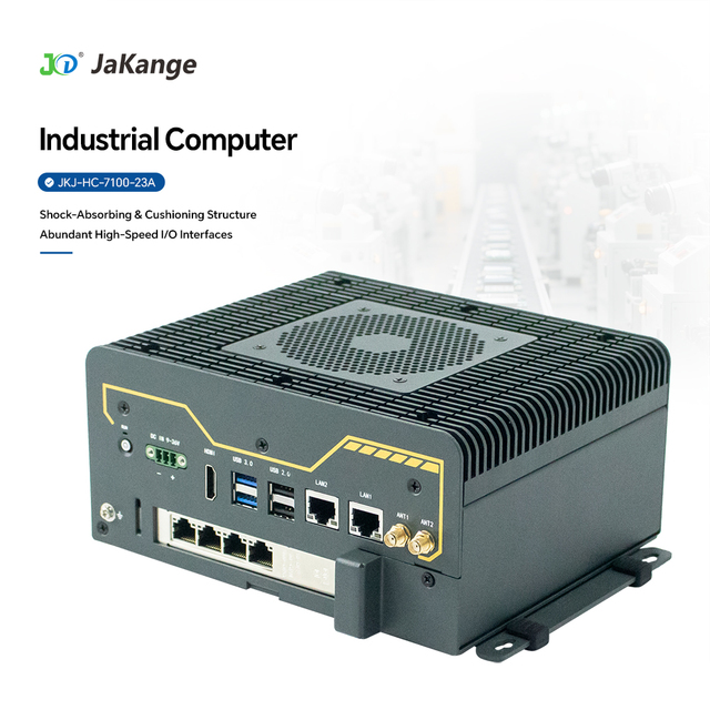 Fanless Design Embedded Industrial Computer NVIDA Orin NX 6 Core CPU 8G/16G Memory RS485/422, Computing Power 70~157 TOPS