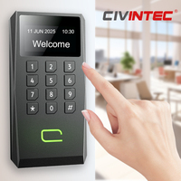 Lector de Control de Acceso CK5 Wiegand OSDP Independiente, Resistente al Agua, con Teclado, NFC, BLE, Aplicación Móvil para Control Remoto de Acceso a Puertas