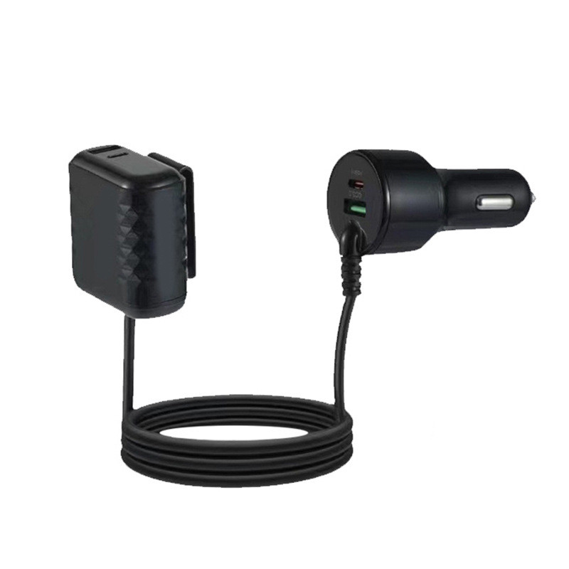 cargador de coche negro
