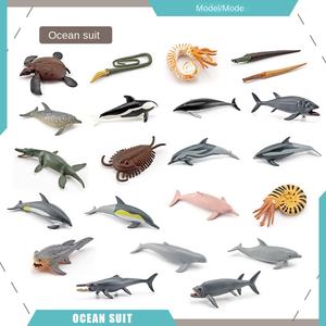 Disfraces de Animales Marinos de Simulación Transfronterizos, Tiburón, Tortuga, Ballena, Delfín, Pingüino, Cangrejo, Criaturas del Fondo Marino, PVC, 4-6 Años, Guangdong - Product Image 5