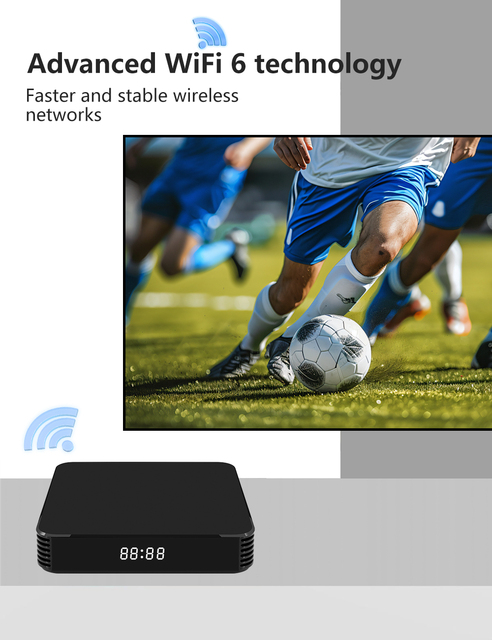 IHOMELIFEAndroid TV Box HLQ-618 8K Android Allwinner H618 4G RAM 64G TV Box Dual Wifi 1000M Lan Smart Box TV  Android 12