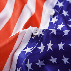 Tuta Corta Estiva a Righe con Bandiera Americana, Manica Corta, Abbigliamento per Performance sul Palco <span class=keywords><strong>e</strong></span> Danza - Product Image 5