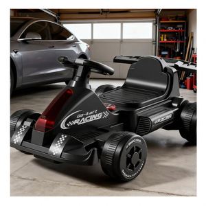 Coche Eléctrico de 4 Ruedas con Sonido y Luces para Bebés, con Pedales, Motor Rojo 380, Reproductor de Música MP3, Reforzado - Product Image 4