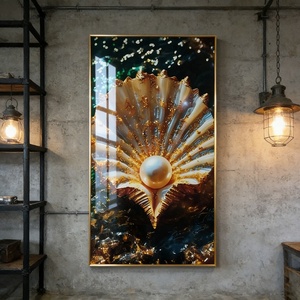 Panel Decorativo LED Personalizable con Marco de Arte, Paisaje, Decoración de Pared, Pintura Abstracta Musulmana en Porcelana de Cristal, Panel Colgante LED para el Hogar - Product Image 2