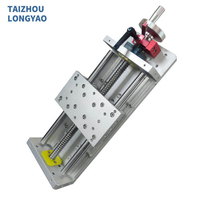 Module linéaire motorisé croisé Xy avec logo personnalisé LYKR100S-200 Course 200mm Rail de guidage linéaire à queue de cygne CNC avec roulement PLC
