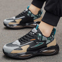 Chaussures pour hommes M6181, Nouveauté Printemps 2026, Baskets décontractées en cuir imperméables, Chaussures de course pour hommes, Baskets polyvalentes pour étudiants