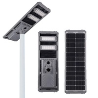 Lampadaire solaire tout-en-un à LED haute luminosité, alimenté par l'énergie solaire, pour projets d'ingénierie routière