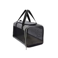 Sac de transport pliable et respirant pour chat avec fermeture éclair, pour chiots et chatons, avec bandoulière