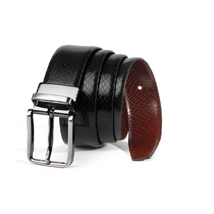 Cinturón de Cuero para Hombre a la Moda con Hebilla de Aleación Resistente, Suave, Cómodo y Ajustable para Uso Diario con Jeans - Product Image 1