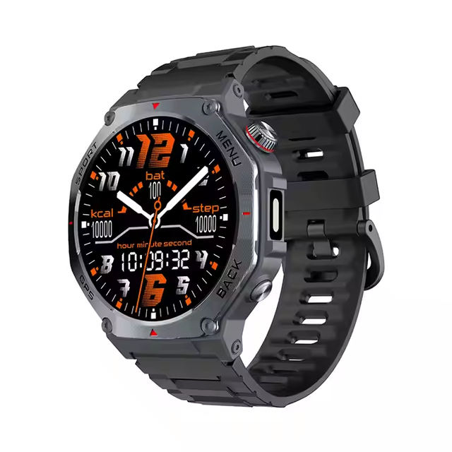 New Gps Tracking Men Sports Waterproof V20 Smart Watches with LED Flashlight 3 ATM Waterproof