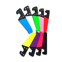 Support de téléphone et tablette pliable et réglable, support de bureau portable multicolore
