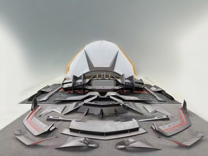 Nuevo Kit Completo de Parachoques y Escape de Fibra de Carbono Estilo <span class=keywords><strong>D</strong></span> para Revuelto 2023+, Ajuste Universal con Tornillos, 6 Meses de Garantí<span class=keywords><strong>a</strong></span> - Product Image 6