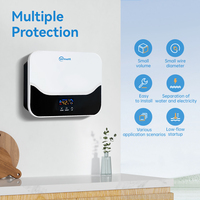 Chauffe-eau instantané électrique intelligent à faible consommation, personnalisé, pour cuisine, sous comptoir, sans réservoir, pour douche, type Geyser