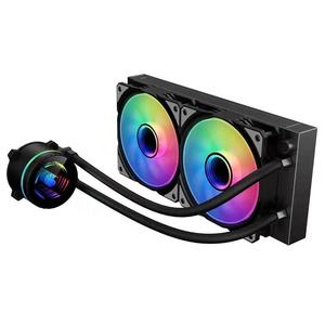 Enfriador de <span class=keywords><strong>CPU</strong></span> RGB de alta velocidad 240, ventilador enfriador de radiador refrigerado por agua, funda antioxidante para juegos, 3W, 4 años para <span class=keywords><strong>PC</strong></span>, ventilador de ordenador de 12V - Product Image 5