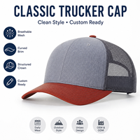 Casquette de baseball unisexe OEM vierge en maille respirante, style streetwear, réglable, avec logo personnalisé