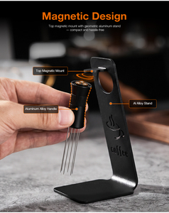 Agitador de Espresso Ajustable de 0.25mm y 0.4mm para <span class=keywords><strong>Barista</strong></span>, Agujas Intercambiables, Herramientas WDT para Café Espresso con Soporte Magnético - Product Image 3