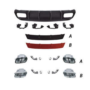 Difusor de Parachoques Trasero con Salida de Escape para Mercedes Benz W176 Estilo <span class=keywords><strong>A45</strong></span> <span class=keywords><strong>AMG</strong></span>, <span class=keywords><strong>Precio</strong></span> de Referencia FOB: Consultar Último <span class=keywords><strong>Precio</strong></span> - Product Image 3