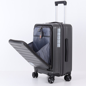 Craftsman Luggage Set 3-Piece Black Spinner Wheels TSA <b>Lock</b> Business Travel - Product Image 3