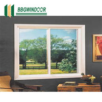 Lukliving Venta caliente Casa comercial Ventanas de aluminio horizontales para ventanas correderas de balcón doble personalizadas con parrilla