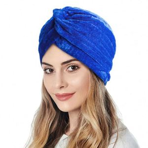 High Quality Custom Logo Soft Velvet <b>Twist</b> Turban Women Outdoor Fashion Multifunction Hair Accessories Knotted Hairscarf Daily - Product Image 5