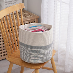 Cestas <span class=keywords><strong>de</strong></span> Almacenamiento para <span class=keywords><strong>Plantas</strong></span> <span class=keywords><strong>de</strong></span> Interior Cestas <span class=keywords><strong>de</strong></span> Cuerda <span class=keywords><strong>de</strong></span> Algodón para Bebés Maceteros para <span class=keywords><strong>Plantas</strong></span> <span class=keywords><strong>de</strong></span> Interior - Product Image 5