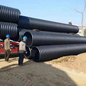 Tubería de Drenaje de HDPE Corrugado de Doble Pared, Negra, de 6 Metros, Resistente a la Corrosión, Ligera, Venta al Por Mayor de Inventario de Fábrica, 50 Unidades - Product Image 2