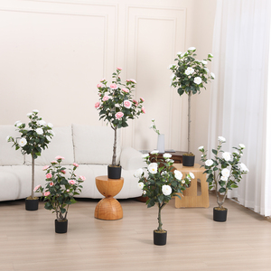Vendita calda di nuovo Design artificiale albero albero fiore all'ingrosso camelia albero casa ufficio Derco - Product Image 1