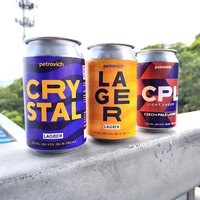Etiquetas Adhesivas de Vinilo con Código de Barras en Color Morado, Impresas con Logotipo Personalizado, para Botellas de Bebidas, Café o Jugos