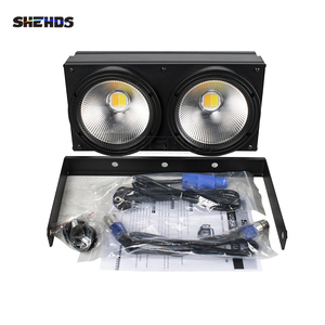 SHEHDS 200W 2 Ojos COB LED DMX 4/8 Canales Luz Ciega de Escenario Blanco Cálido/Frío para Solución de Iluminación de Iglesias - Product Image 5