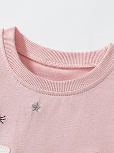 European <strong>girls</strong>' net-sleeved summer cartoon short-sleeved children's <strong>dress</strong> - Product Image 2