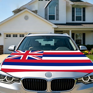Popular Custom Car Flag and Car Hood Cover Flag US Hawaii Sports Tailgate Rally Elastic Engine Bonnet Flag Cover Outdoor - Product Image 3