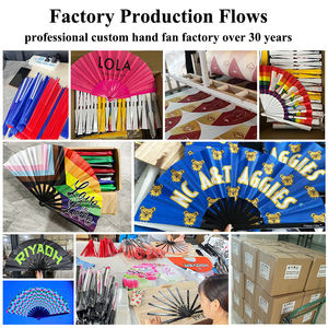 Ventaglio Pieghevole in Bambù da 13 <span class=keywords><strong>Pollici</strong></span>, Stile Classico, Colori Misti, con Logo Personalizzato, Ideale per Danza - Vendita Calda - Product Image 4