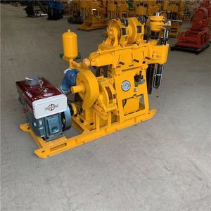 Foreuse hydraulique haute performance 100 m pour puits d'eau, modèle XY-1, alimentée par moteur, pour carottage et forage de sondages - Product Image 4