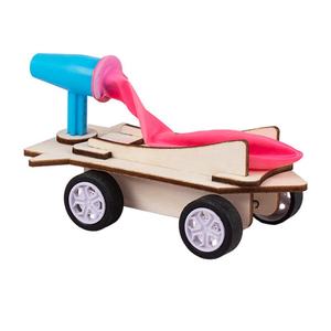 Juguetes Educativos para Niños, Coche <span class=keywords><strong>de</strong></span> Madera Hecho a Mano con Inflador <span class=keywords><strong>de</strong></span> Globos, Tecnología DIY, Coche <span class=keywords><strong>de</strong></span> Retroceso para Edades <span class=keywords><strong>de</strong></span> 5 a 13 Años - Product Image 6