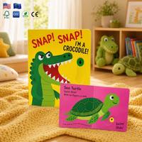 Libro Personalizzato per Bambini con Tunnel Girevole, Effetto 3D e Scenografia Illustrata, Stampa di Libri per Neonati e Bambini