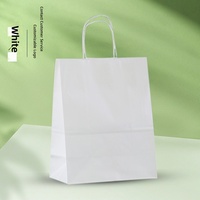 Sacs en papier kraft imprimables avec logo, sacs mini pour restauration rapide, sacs à collation pour restaurant, sacs cadeaux de vacances, vente en gros
