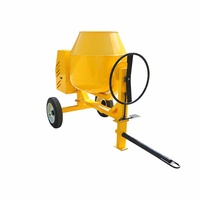 Bétonnière automatique compacte 350L pour 1 sac de ciment, portable, électrique, à essence ou diesel