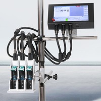 Imprimante jet d'encre automatique personnalisée et machine de codage laser UV pour l'impression de la date de production sur ligne de convoyeur d'œufs à vitesse variable