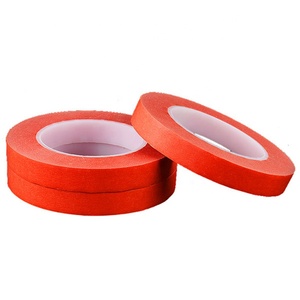 Ô Tô Masking <span class=keywords><strong>Tape</strong></span> Màu Đỏ Kết Cấu Crepe Giấy Sơn Masking <span class=keywords><strong>Tape</strong></span> - Product Image 1