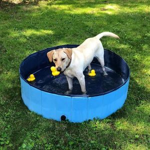 <span class=keywords><strong>Piscine</strong></span> pliable pour chien en PVC rigide, étanche, pour chiens de <span class=keywords><strong>petite</strong></span>, moyenne et grande taille, baignoire pour animaux de compagnie - Product Image 2